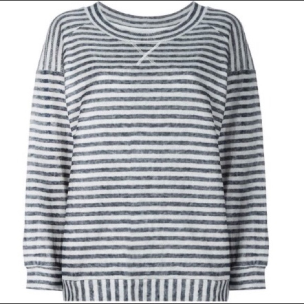 Striped humanoid sweatshirt